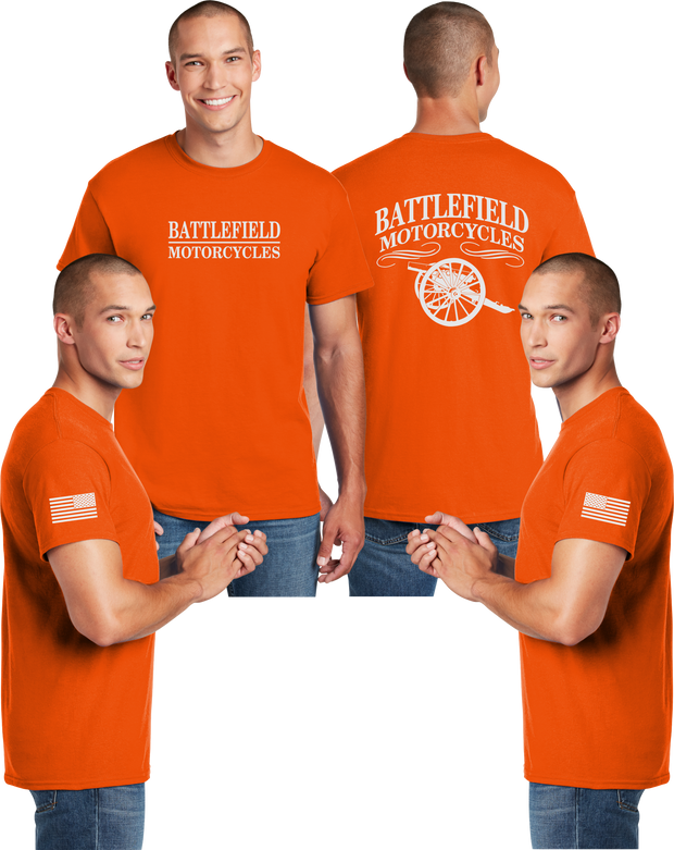 Battlefield Cannon (Big Front) - Reflective Tee- Dry Blend