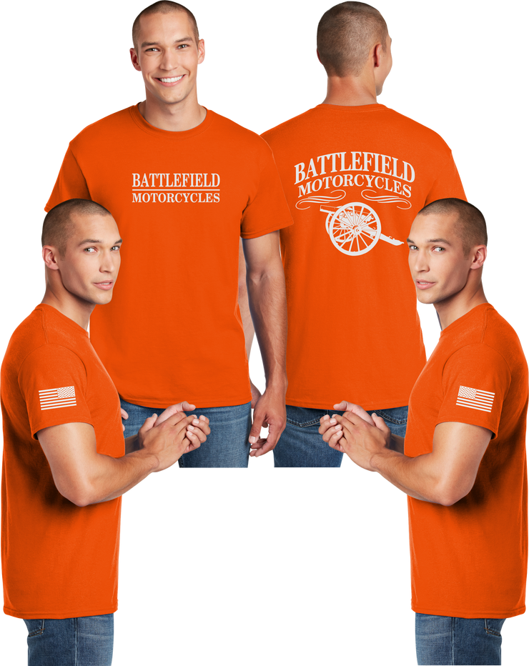 Battlefield Cannon (Big Front) - Reflective Tee- Dry Blend