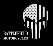 Battlefield Flag Punisher (Big Front) - Reflective Tee - Dry Blend