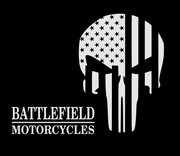 Battlefield Flag Punisher - Reflective Zippered Hoodie