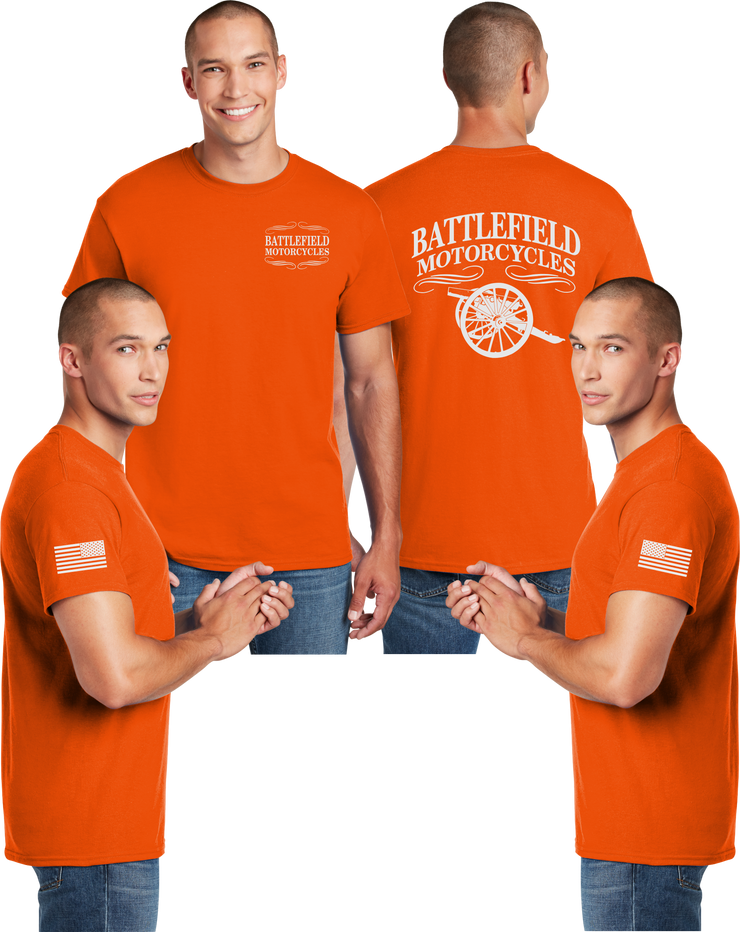 Battlefield Cannon (Small Front) - Reflective Tee - Dry Blend