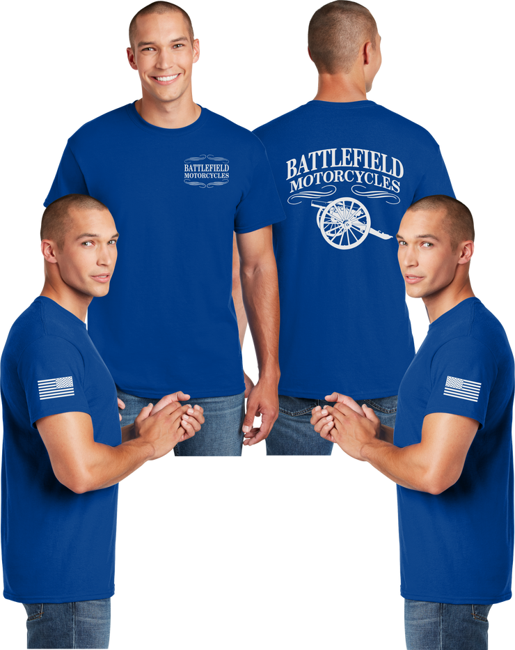 Battlefield Cannon (Small Front) - Reflective Tee - Dry Blend