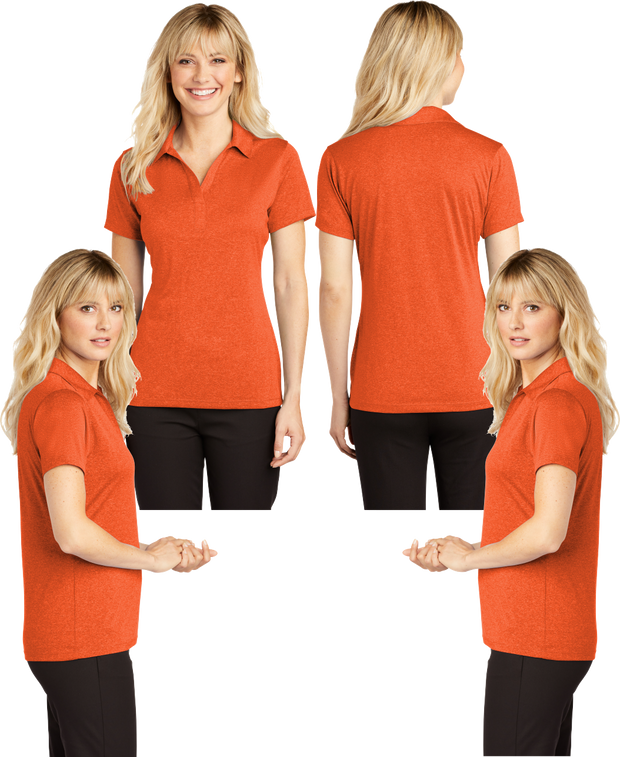 Battlefield Cannon - Womens V-Neck Polo - 100% Polyester