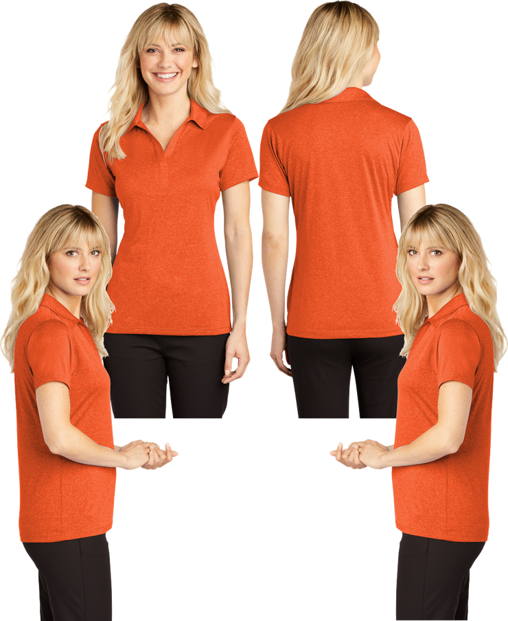 Battlefield Cannon - Womens V-Neck Polo - 100% Polyester
