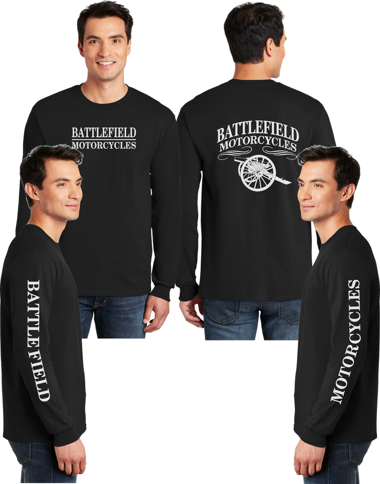 Battlefield Cannon (Big Front) - Reflective Long Sleeve - Dry Blend