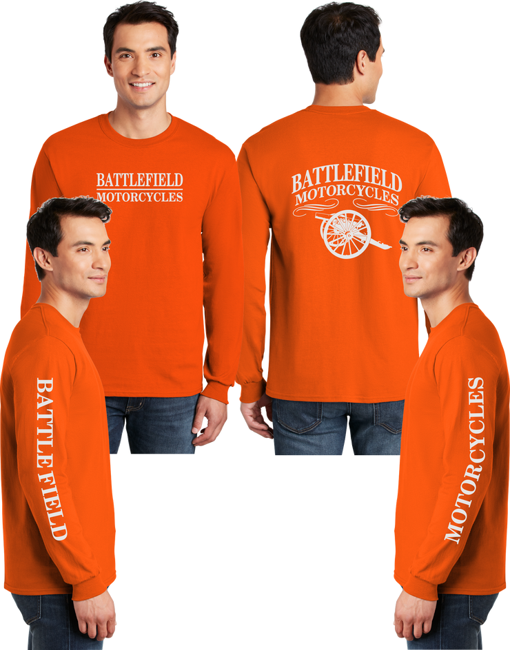 Battlefield Cannon (Big Front) - Reflective Long Sleeve - Dry Blend