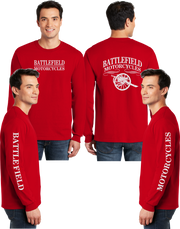 Battlefield Cannon (Big Front) - Reflective Long Sleeve - Dry Blend