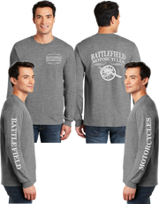 Battlefield Cannon (Small Front) - Reflective Long Sleeve - Dry Blend