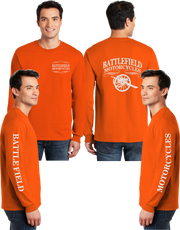 Battlefield Cannon (Small Front) - Reflective Long Sleeve - Dry Blend