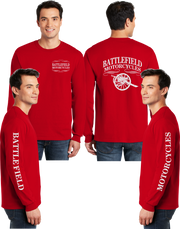 Battlefield Cannon (Small Front) - Reflective Long Sleeve - Dry Blend