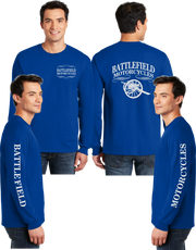 Battlefield Cannon (Small Front) - Reflective Long Sleeve - Dry Blend