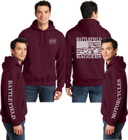 Battlefield Flag Bagger - Reflective Pullover Hoodie