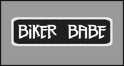 1 x 3.5 inch Patch - Biker Babe