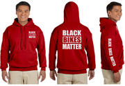 Black Bikes Matter Reflective Hoodie - Pullover