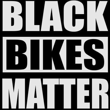 Black Bikes Matter Reflective Tee - Dry Blend