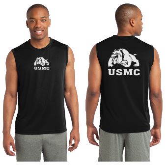 USMC Devil Dog Sleeveless - 100% Polyester