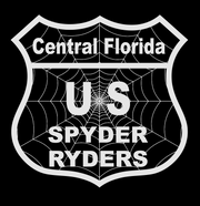Central Florida Spyder Ryders Reflective Tee - 100% Mesh Polyester