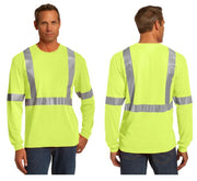 ANSI 107 Class 2 Long Sleeve Snag-Resistant Reflective T-Shirt