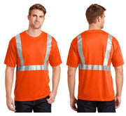 ANSI 107 Class 2 Short  Sleeve Snag-Resistant Reflective T-Shirt