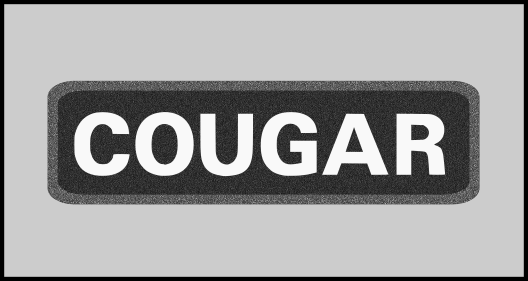 1 x 3.5 inch Patch - Cougar