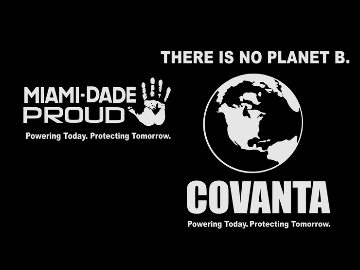 Covanta Miami Dade Proud - Reflective Tee - 100% Cotton