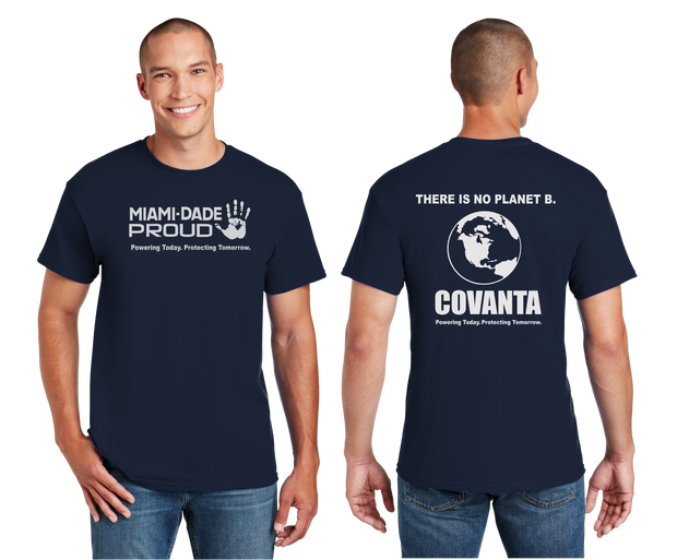Covanta Miami Dade Proud - Reflective Tee - 100% Cotton