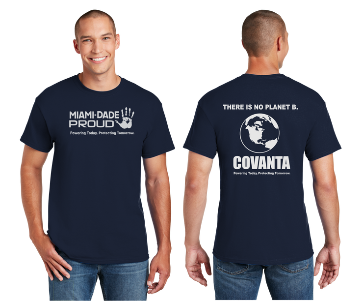 Covanta Miami Dade Proud - Reflective Tee - 100% Cotton