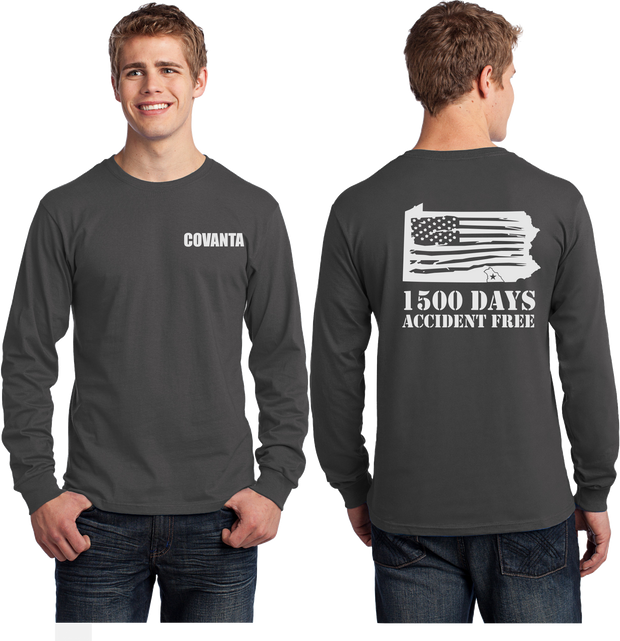Covanta York 1500 - Reflective Long Sleeve - 5.4 oz Cotton