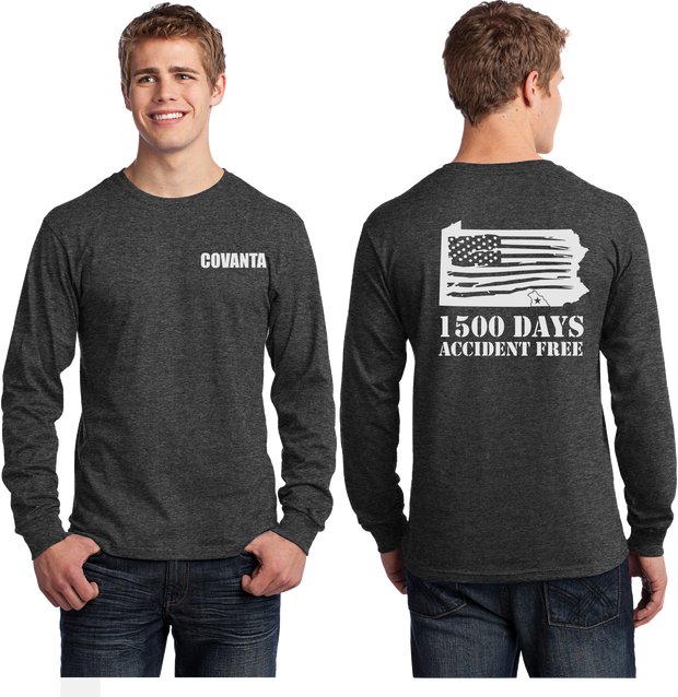 Covanta York 1500 - Reflective Long Sleeve - 5.4 oz Cotton
