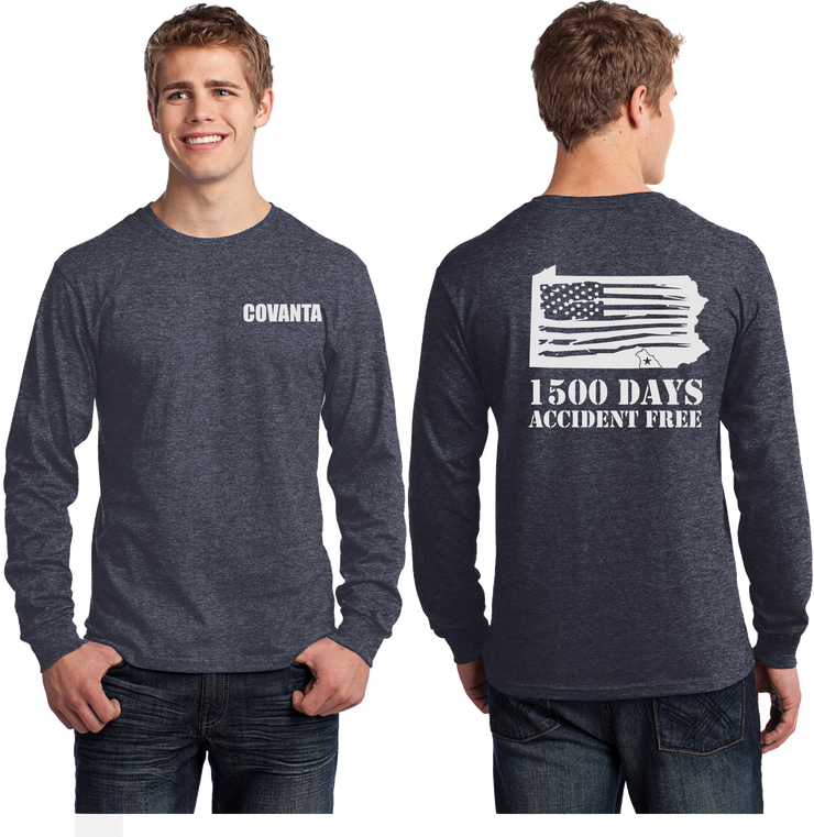 Covanta York 1500 - Reflective Long Sleeve - 5.4 oz Cotton
