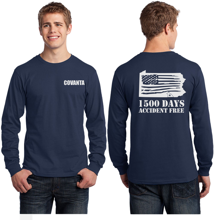 Covanta York 1500 - Reflective Long Sleeve - 5.4 oz Cotton