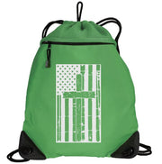 Cross Flag Mesh Backpack