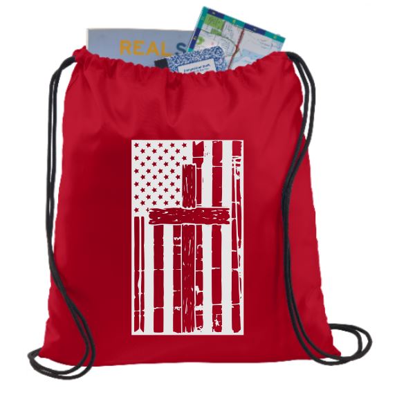 Cross Flag Polyester Backpack