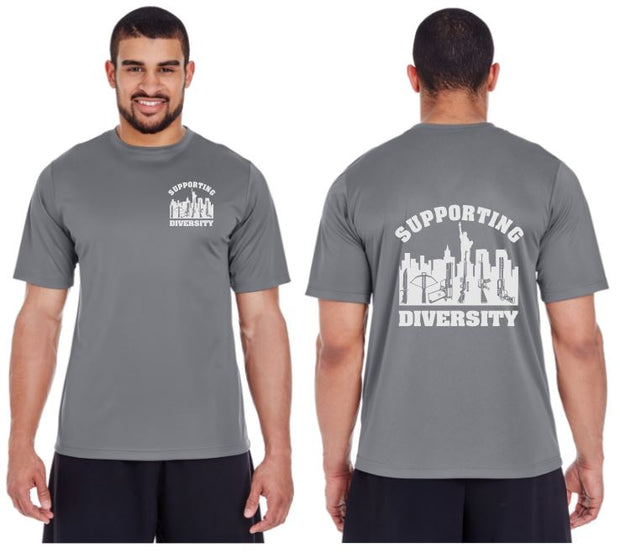 Supporting Diversity Reflective Tee - 100% Polyester