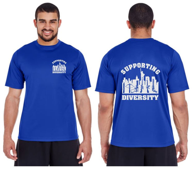 Supporting Diversity Reflective Tee - 100% Polyester