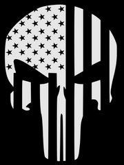 Flag Punisher Reflective Tee - 100% Cotton