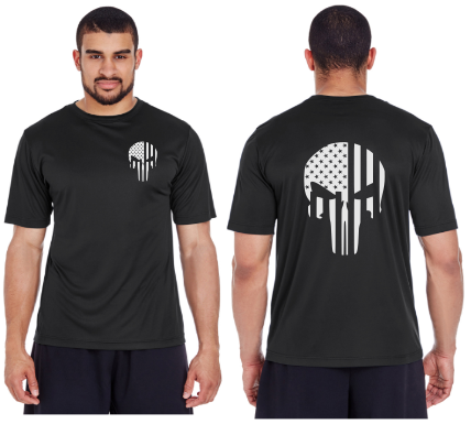 Flag Punisher Reflective Tee - 100% Polyester