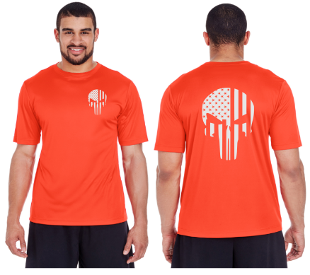 Flag Punisher Reflective Tee - 100% Polyester