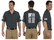 Flag Cross Reflective Mechanic Shirt