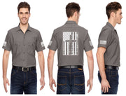 Flag Cross Reflective Mechanic Shirt