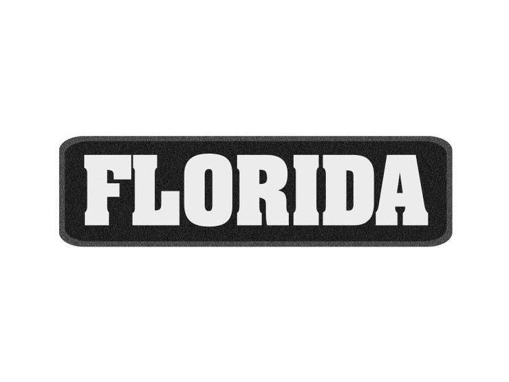 10 x 3 inch Sew on Patch - Florida