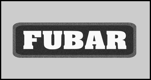 1 x 3.5 inch Patch - Fubar