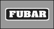 1 x 3.5 inch Patch - Fubar