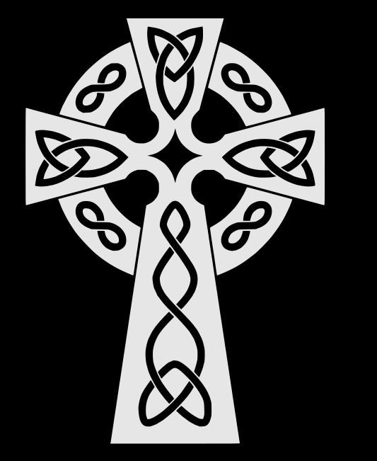 Gaelic Cross Reflective Tee - 100% Polyester