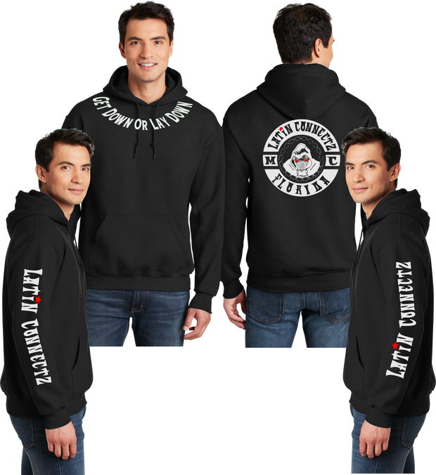 Latin Connectz - Get Down or Lay Down - Full Pullover Hoodie