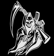 Grim Reaper Reflective Hoodie - Zippered