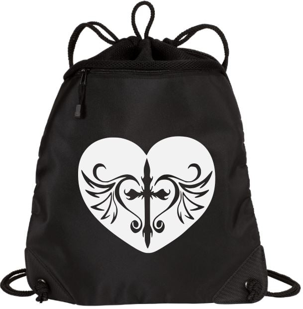 Cross Heart Mesh Backpack