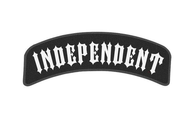 11 x 4 inch Top Rocker Patch - Independent