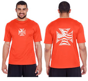 Iron Cross Flag Reflective Tee - 100% Polyester