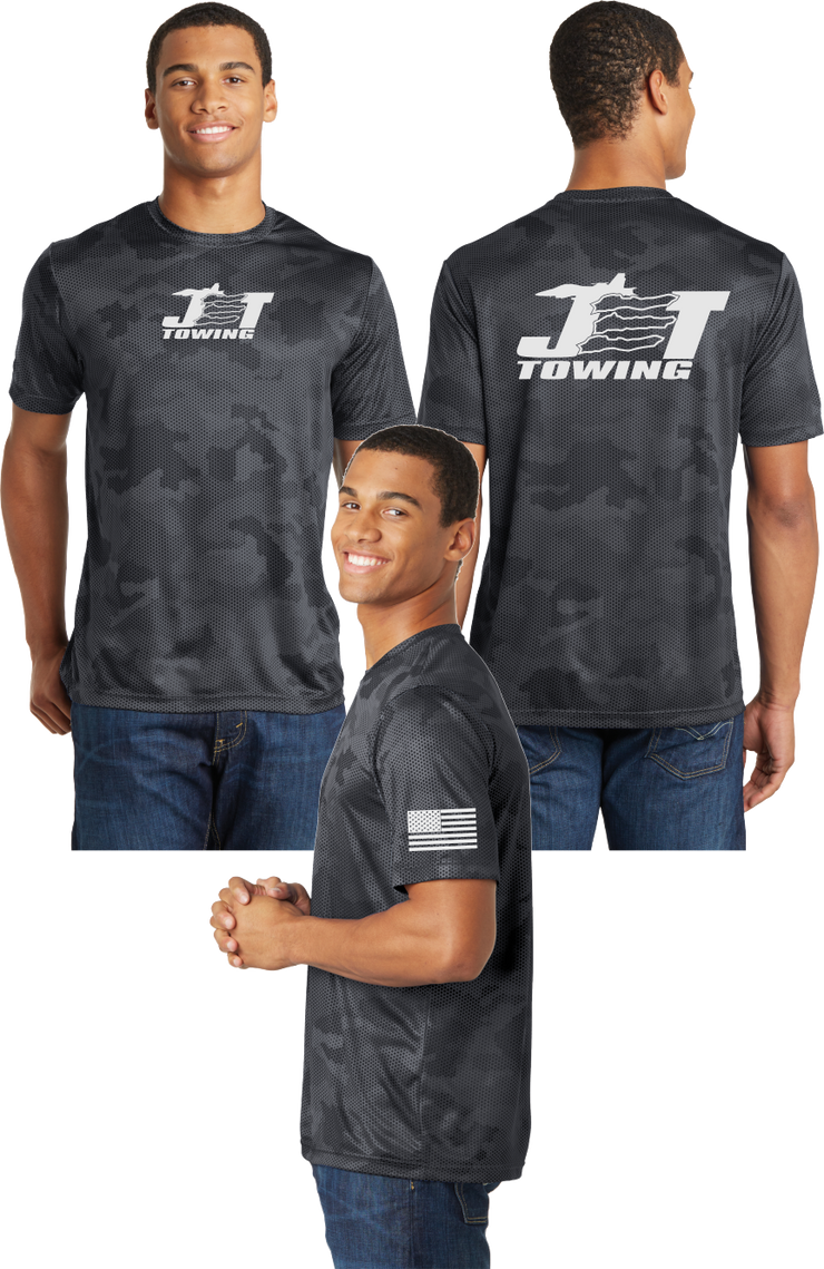 Jet Towing Reflective Tee - Camo Poly Tee - Blank